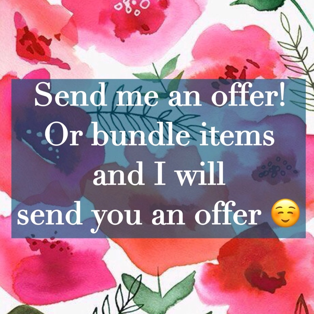 Offers are welcomed!